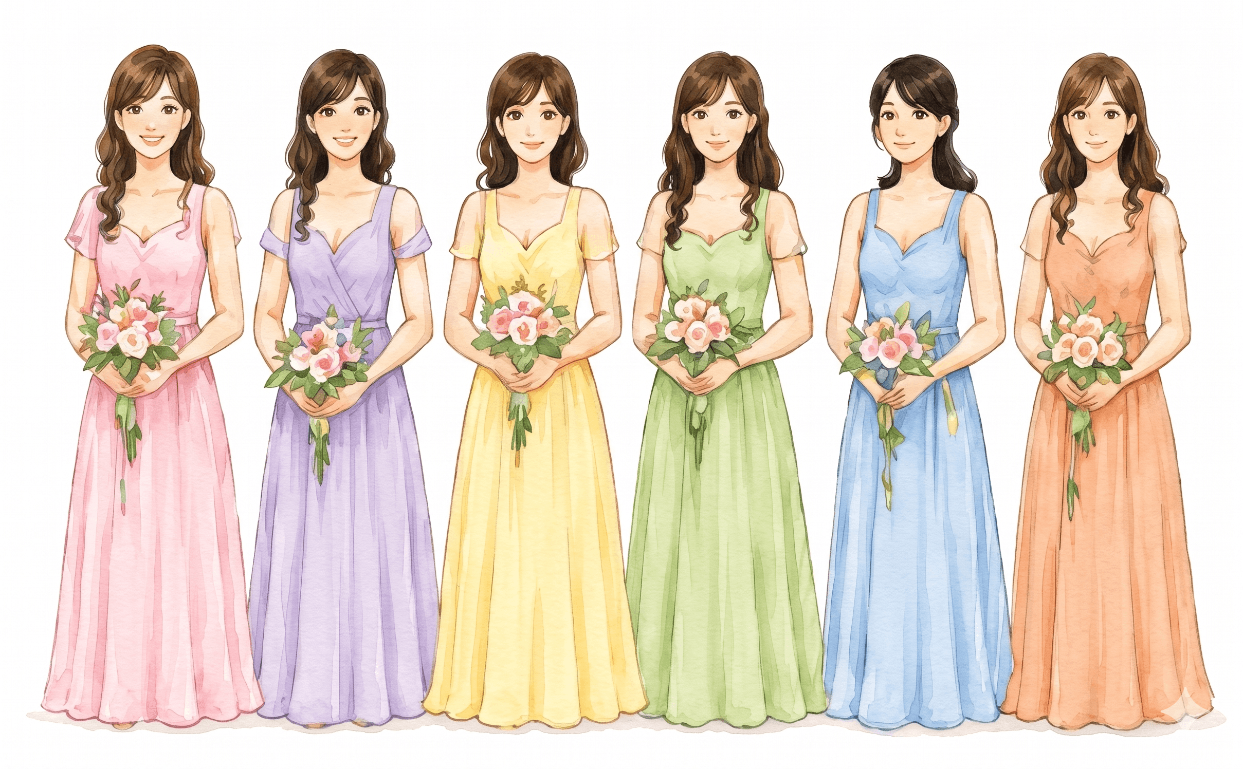 Bridesmaids attire