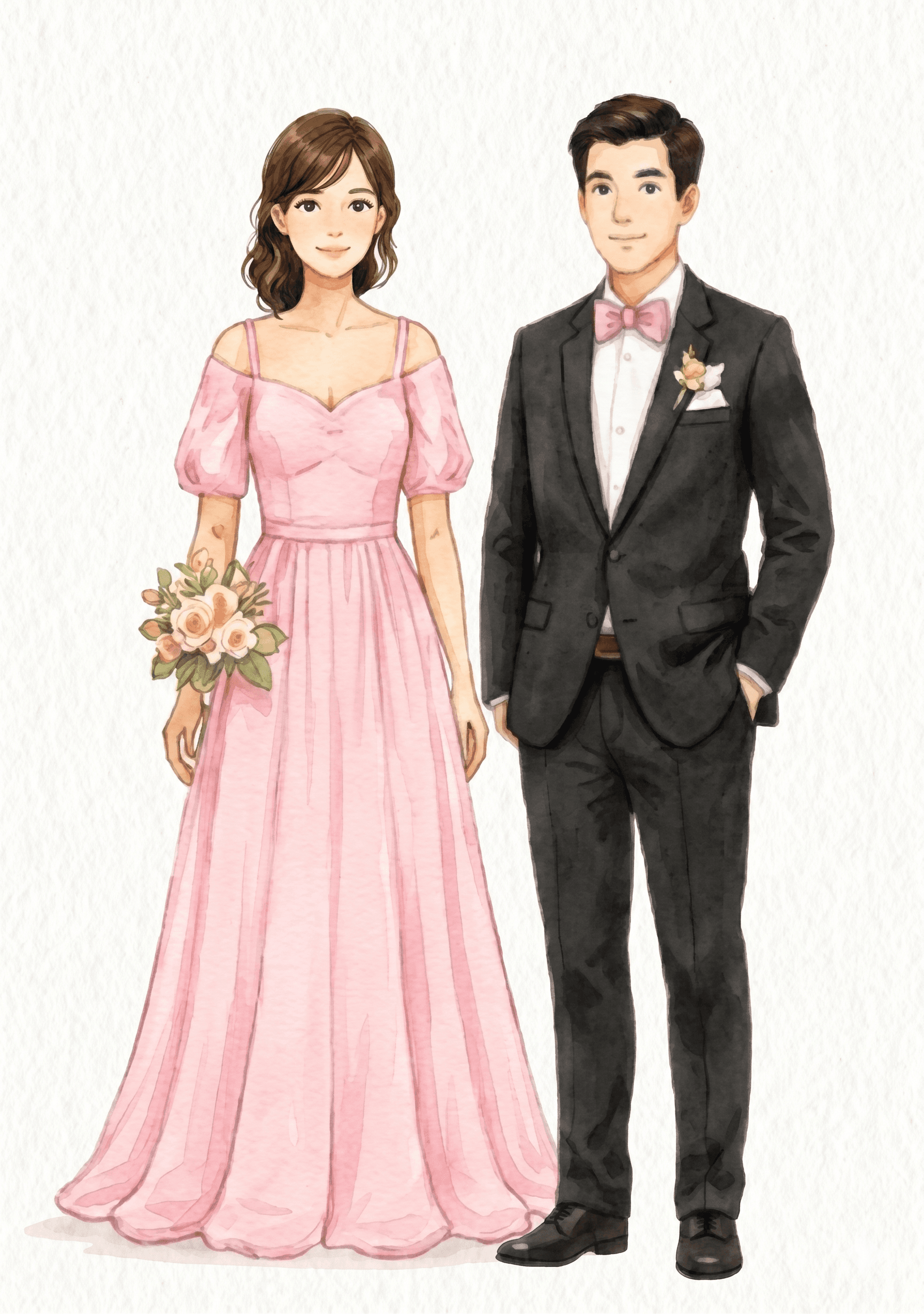 Matron of honor and best man attire